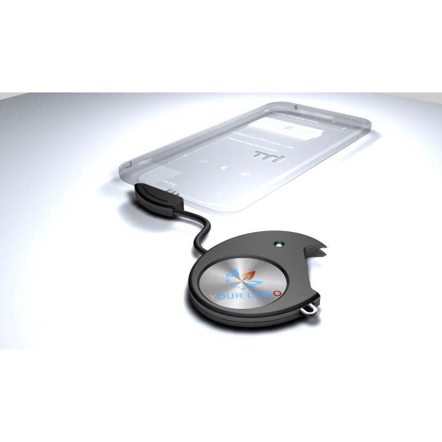 Chargeur induction Qi1001-V4 + 1 Récepteur Micro USB Qi2001 Offert