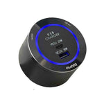 USB3QC - Chargeur USB rapide deux sorties - Led Bleu