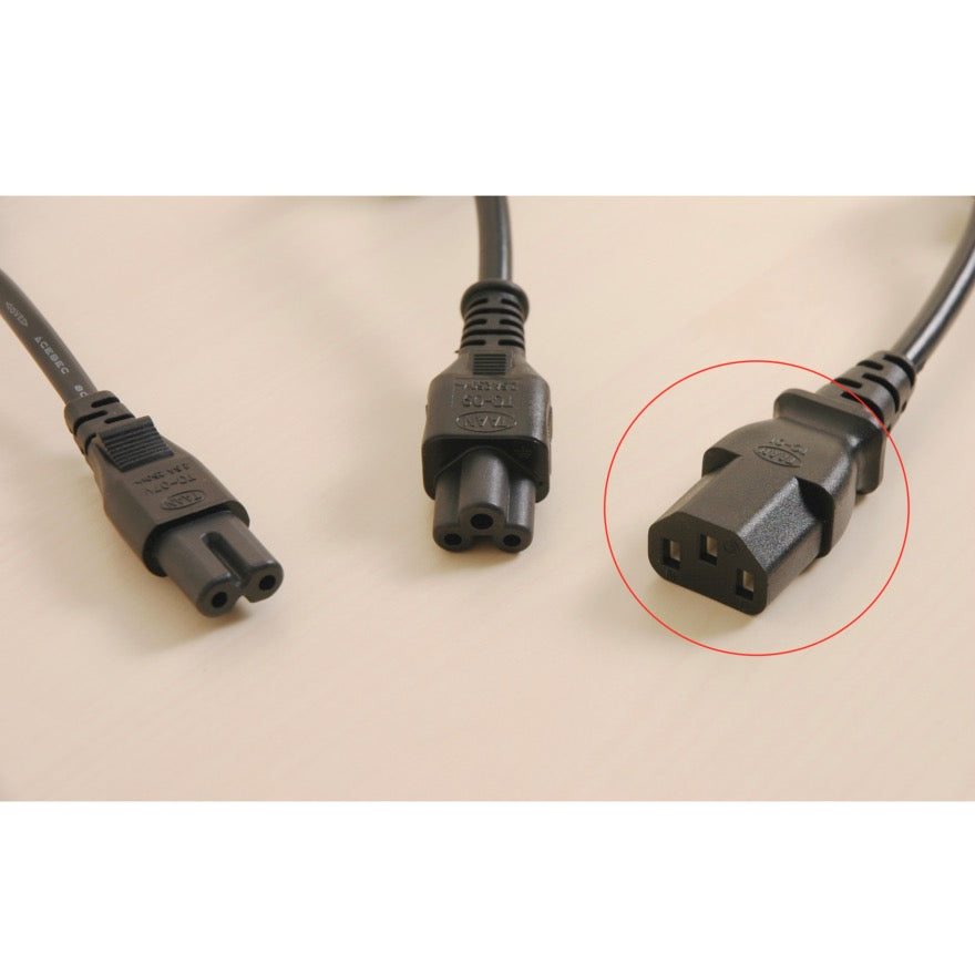 CSP13-15, Cordon (1.5 m) Noir mat