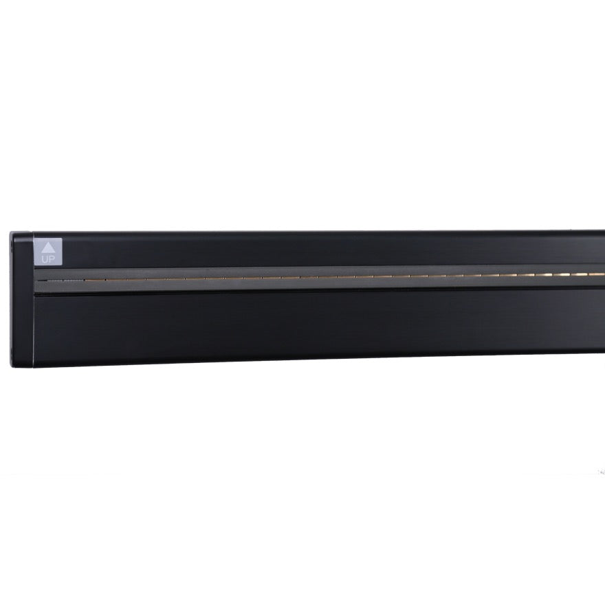 Rail électrique E-Genesis noir + 2 prises FR4 noires
