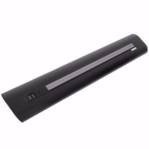 Rail électrique GT-Genesis Noir + 2 prises FR4