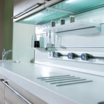 Rail électrique en applique SH1 Eubiq intégré sous meuble de cuisine Schmidt